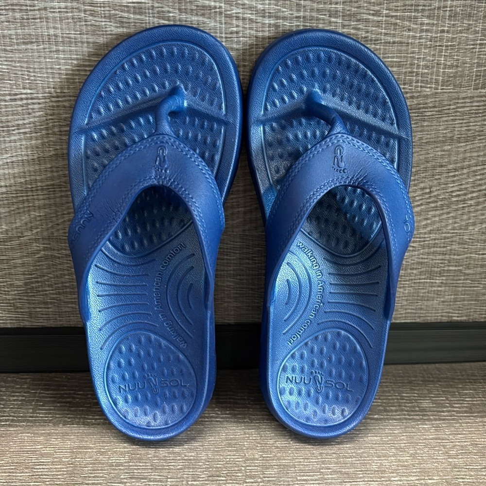 Women's NUUSOL Cascade Flip Flops (Blue) - Size 5